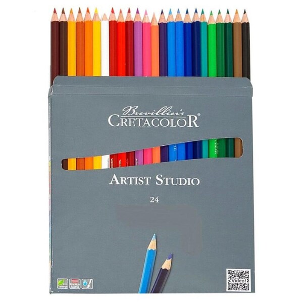 Cretacolor Artist Studio 24-Piece Colored Pencil Set