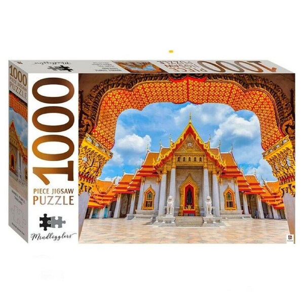 Hinkler 1000pcs Jigsaw Puzzle Marble Temple Thailand