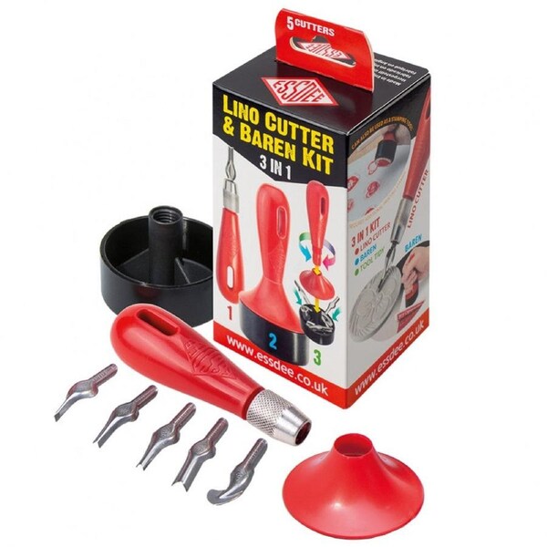 Essdee Lino 3 in 1 Cutter and Baren Kit