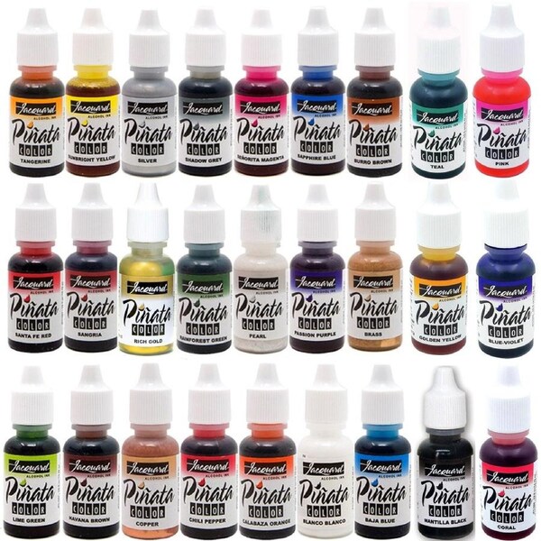 Jacquard Pinata Alcohol Ink Set - Full Colour Range (27 x 14ml Bottles)