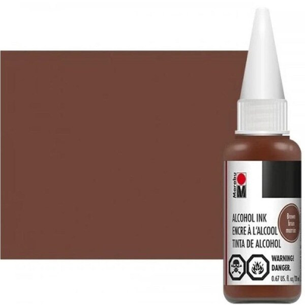 Marabu Alcohol Ink 20ml - Brown