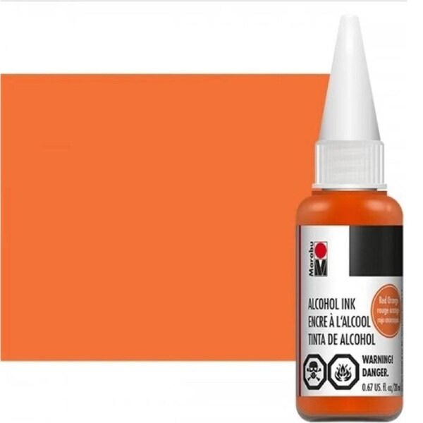 Marabu Alcohol Ink 20ml - Red Orange