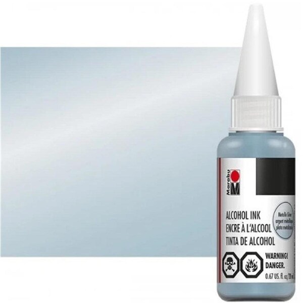 Marabu Alcohol Ink 20ml - Metallic Silver