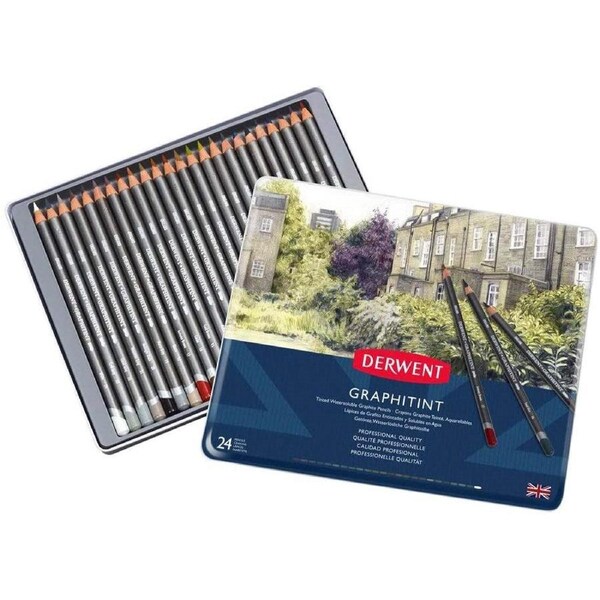 Derwent Graphitint Watercolour Graphite Pencils Set