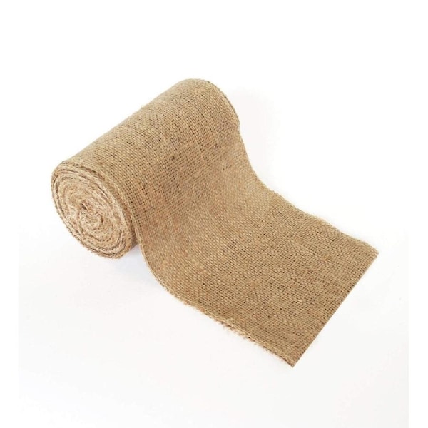 Rustic Burlap Ribbon Roll 9m - Jute Hessian Table Runner
