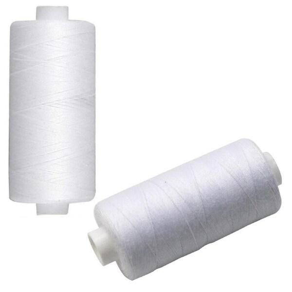 Sewing Thread White 500m x 2