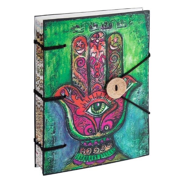 Hamsa Hand Journal with Printed Paper