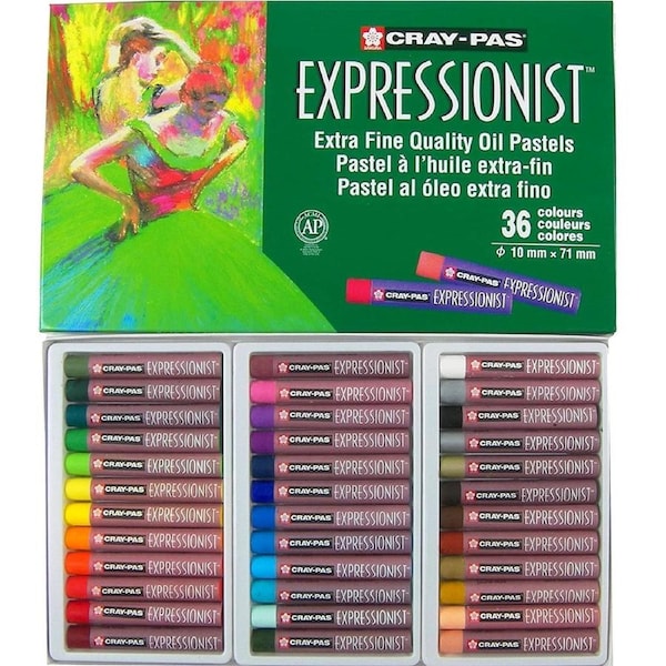 Sakura Cray-Pas Expressionist Soft Oil Pastels - 36 Colour Set