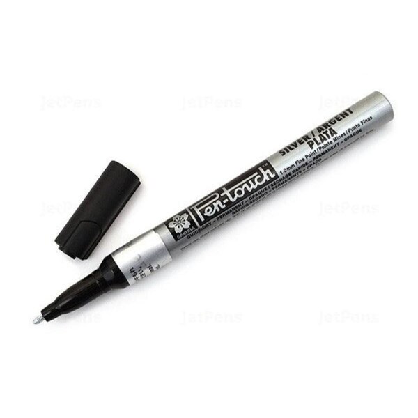 Sakura Pen Touch Permanent Metallic Paint Marker Silver 1.0mm