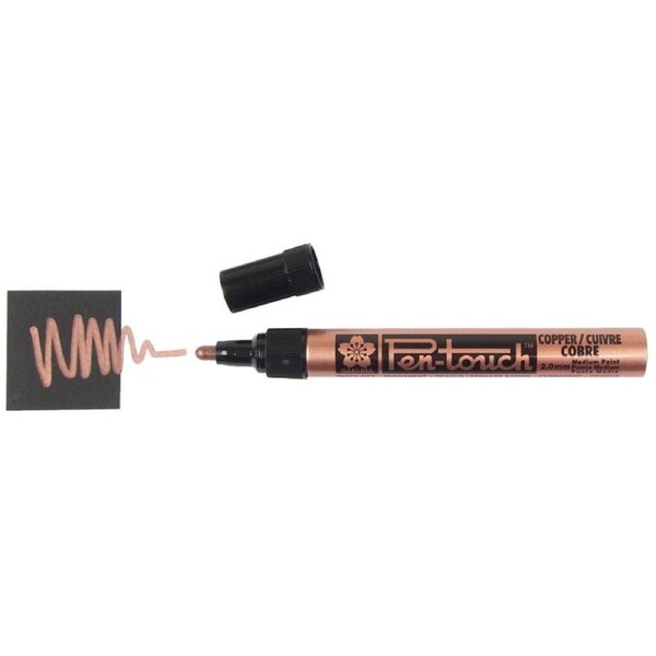 Sakura Pen Touch Permanent Metallic Paint Marker Copper 2.0mm
