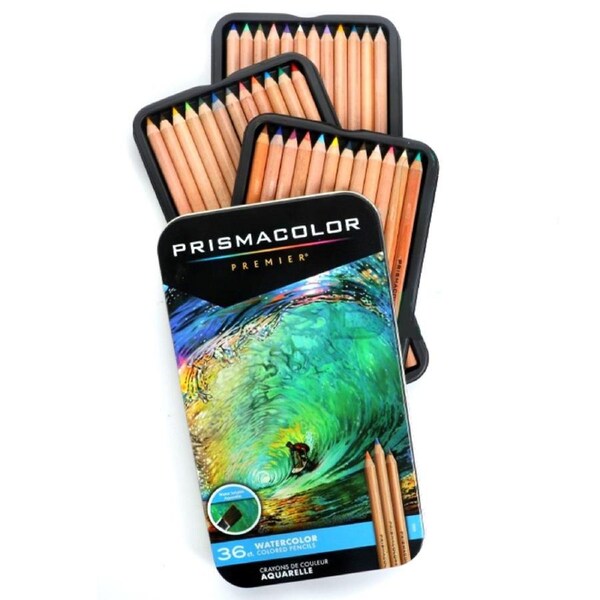 Prismacolor Premier Watercolour Colouring Pencils 36 Colours