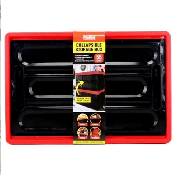 Handy Hardware Collapsible Foldable Storage Box 55L