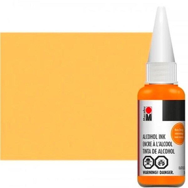 Marabu Alcohol Ink 20ml - Neon Orange
