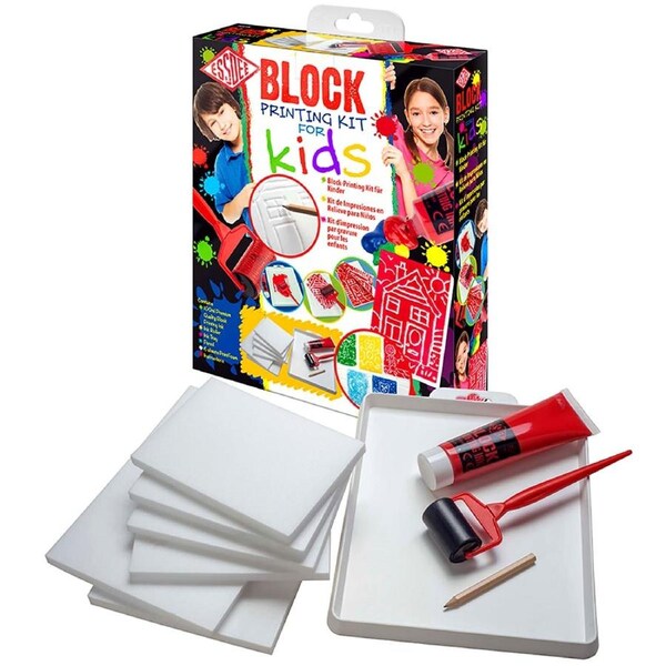 Essdee Premium Block Printing Kit for Kids