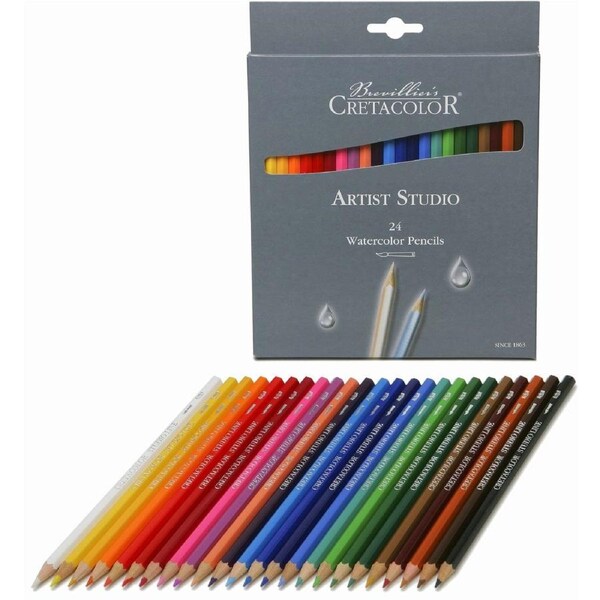 Cretacolor Artist Studio Watercolour Colouring Pencils 24pk