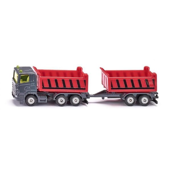 Siku Truck with Tanker with Tipping Trailer