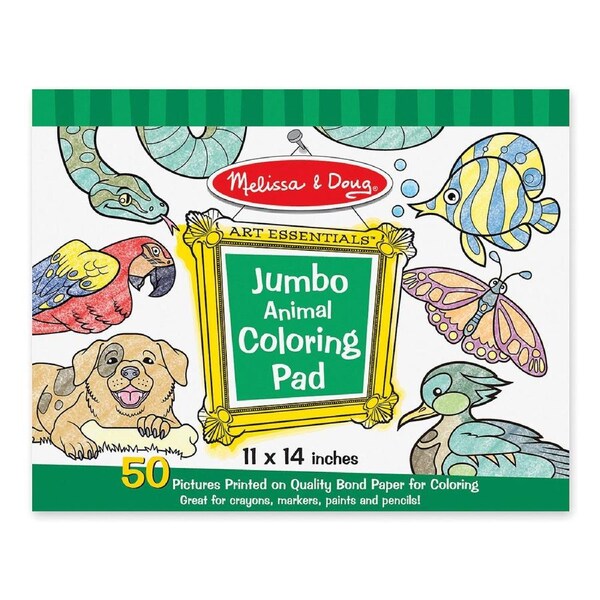 Melissa & Doug Jumbo Colouring Pad Animals