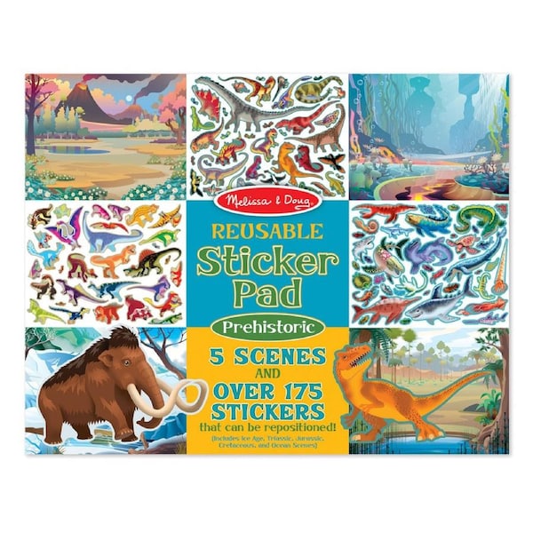 Melissa & Doug Reusable Sticker Pad Prehistoric
