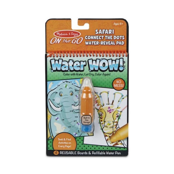 Melissa & Doug On The Go Water Wow! Connect Dots Safari