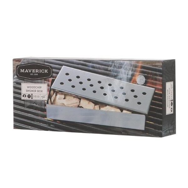Davis & Waddell MAVERICK Woodchip Smoker Box Stainless Steel