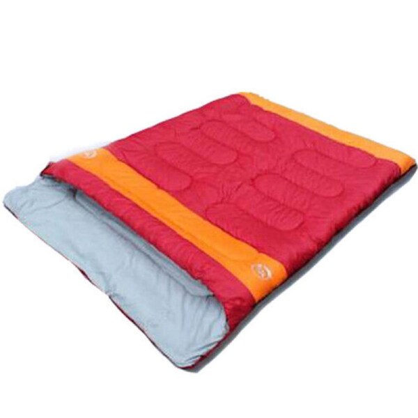 220x150cm Outdoor Camping Double Sleeping Bag Tent Hiking Thermal Winter -10C Blue