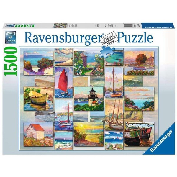 Ravensburger - Coastal Collage Puzzle 1500 Piece