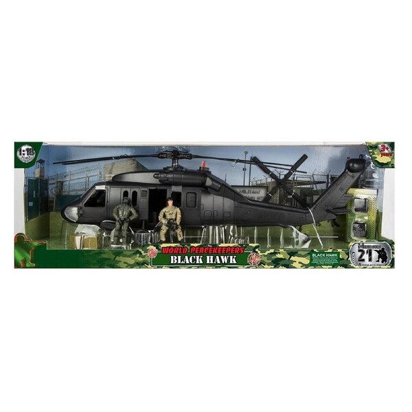 1:18 Scale Black Hawke Helicopter