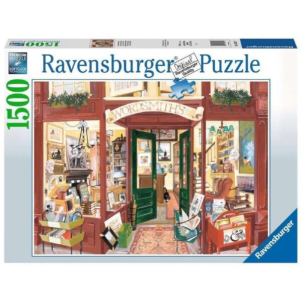 Ravensburger - Wordsmiths Bookshop Puzzle 1500 Piece