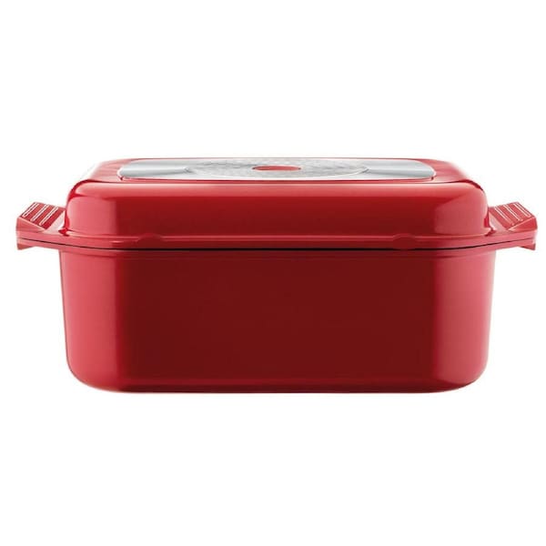 Bessemer Non Stick Roaster & Grill 34X24X12cm Red
