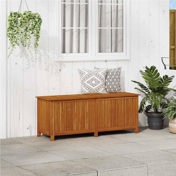 Garden Storage Box 150x50x58 cm Solid Wood Acacia vidaXL