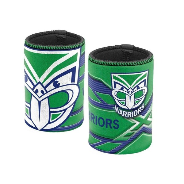 NRL Stubby Can Cooler - Newzealand Warriors - Drink - Rubber Base - One Only