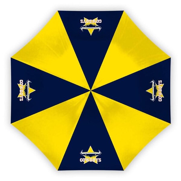 North QLD Queensland Cowboys NRL Team Compact Umbrella