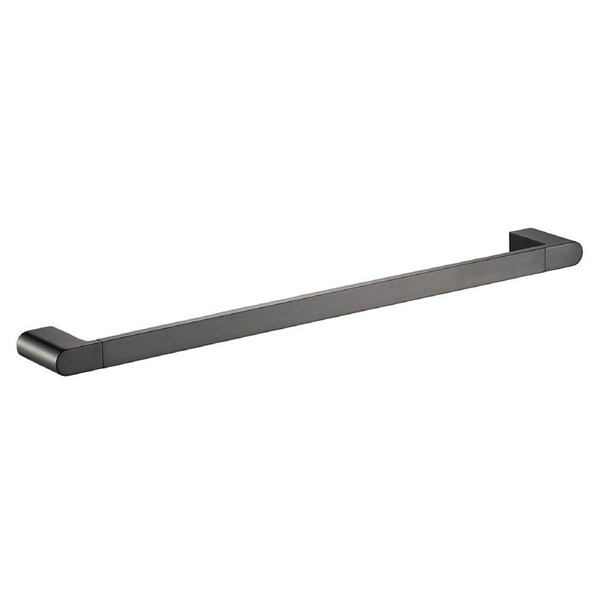 Flores Single Towel Rail 800mm Gun Metal