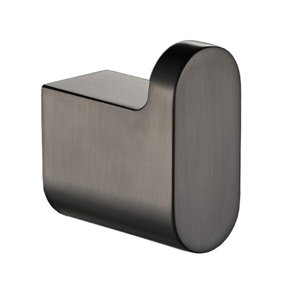 Flores Robe Hook Gun Metal