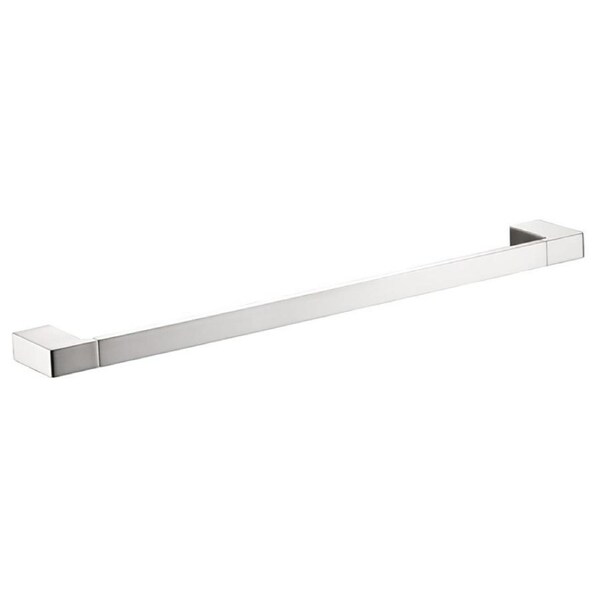 Ceram Single Towel Rail 800mm Brushed Nickel