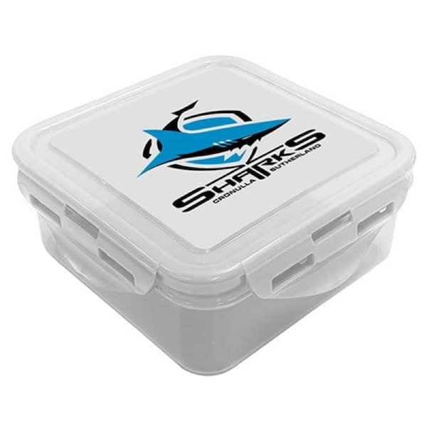 Cronulla Shark NRL Sandwich Snack Container Lunch Box