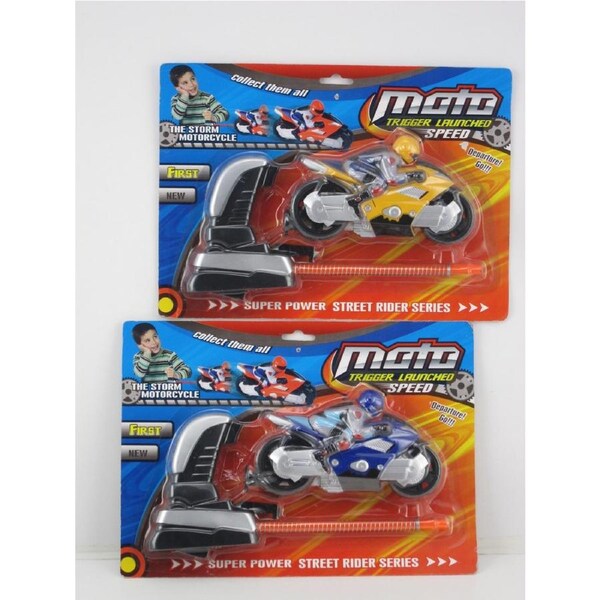 Trigger Launch Racing Motor Cycle - Yellow