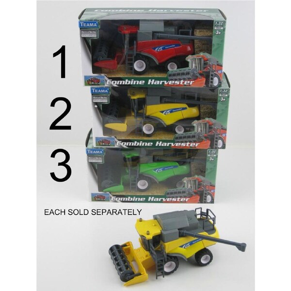 Combine Harvester Farm Machine 1:32 - Yellow