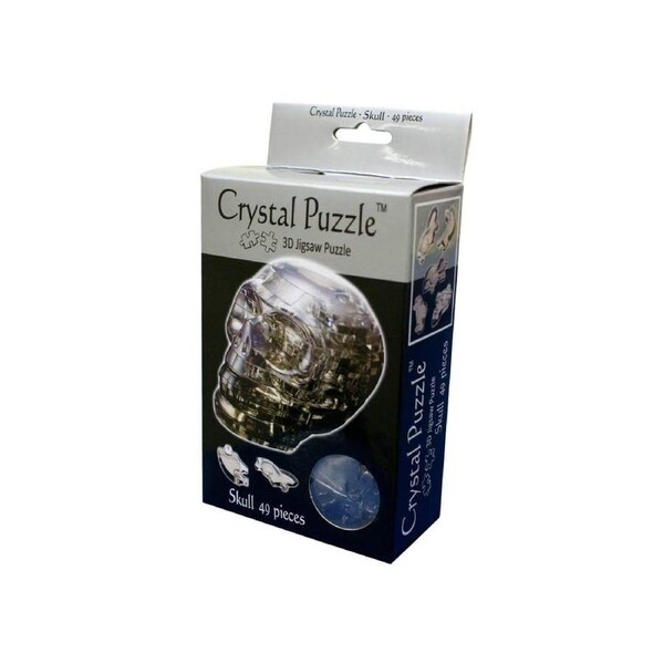 3D Black Skull Crystal Puzzle