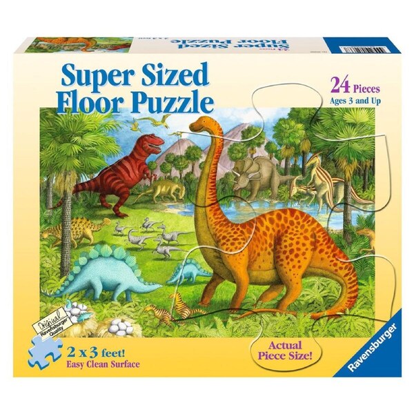 Ravensburger - Dinosaur Pals Supersize Puzzle 24pc