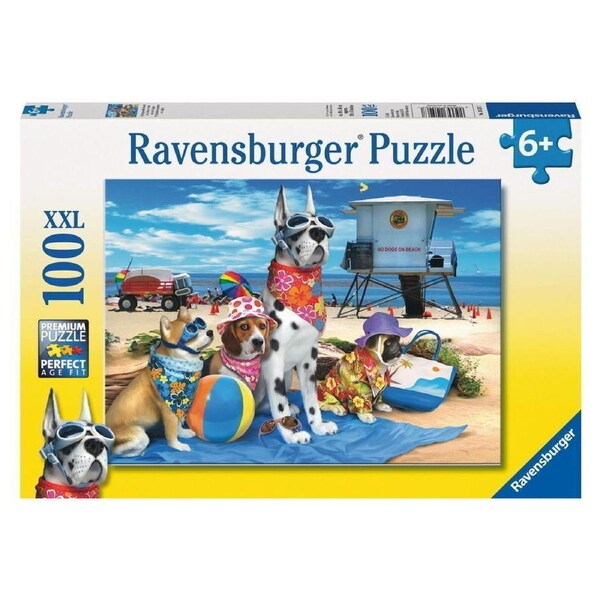 Ravensburger - No Dogs on the Beach Puzzle 100 Piece