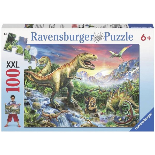 Ravensburger -Time of the Dinosaurs Puzzle 100 Piece