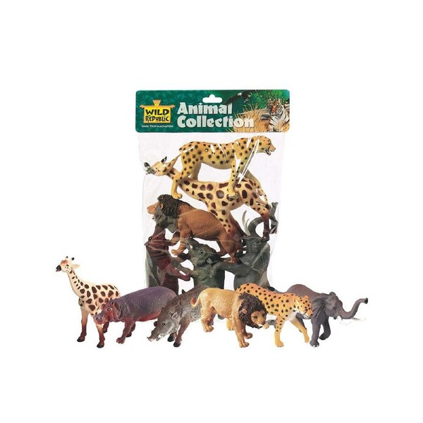 Polybag Animal African 6pcs