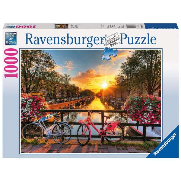Ravensburger - Bicycles in Amsterdam Puzzle 1000 pce