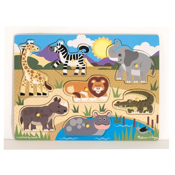 Melissa & Doug Safari Peg Puzzle MND9054