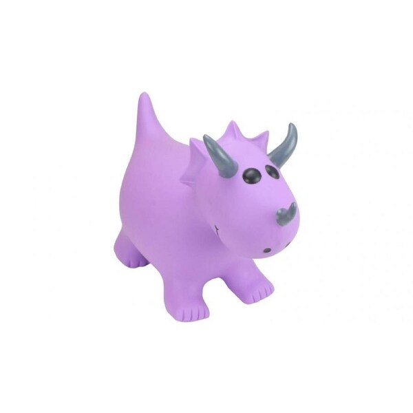 Happy Hopperz Purple Triceratops - Small