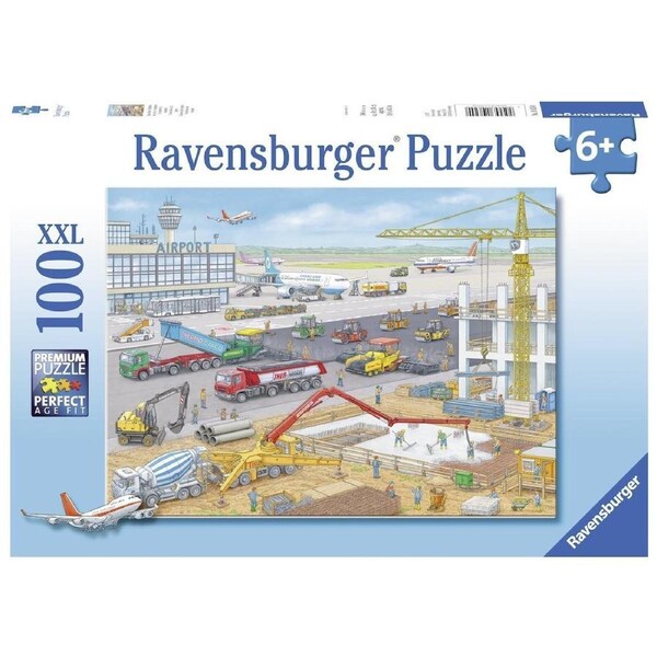 Ravensburger - Construction Site at the Airport Puzzle 100pc