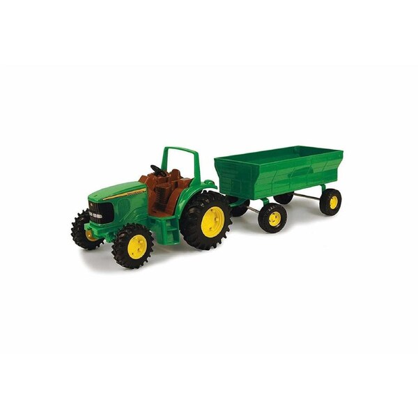 John Deere Tractor with Flarebox Wagon 1:16