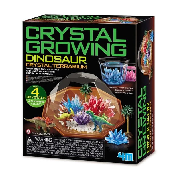 4M - Crystal Growing Dinosaur Crystal Terrarium