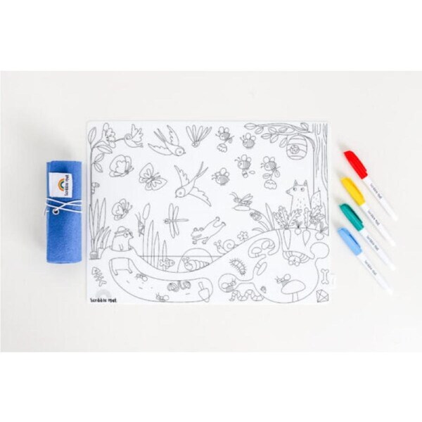 Scribble Mat - In The Garden